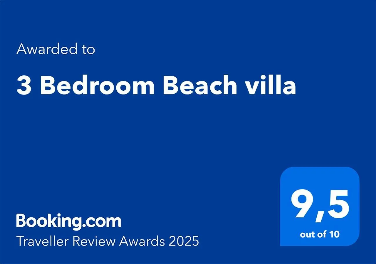 3 Bedroom Beach Villa With Parking لاس تاريناس 0*,